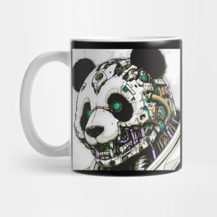 Cyborg Panda Mug